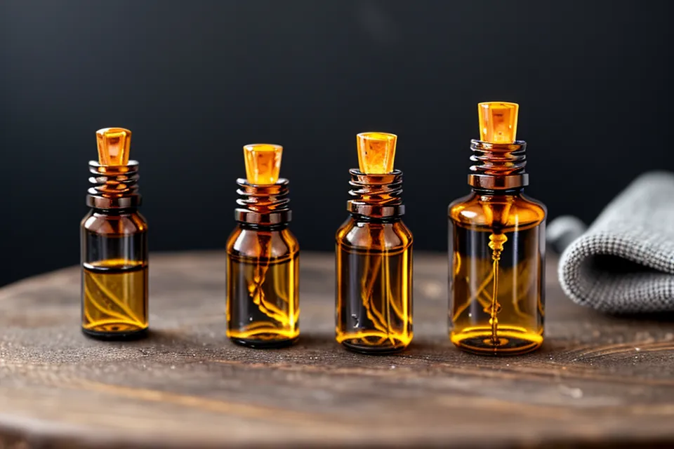 Écran d'ordinateur affichant un module de formation sur la chimie des huiles essentielles