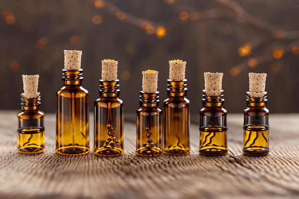 Apprendre à faire un test d'allergie aux huiles essentielles sans erreur : flacon et peau testée au pli du coude