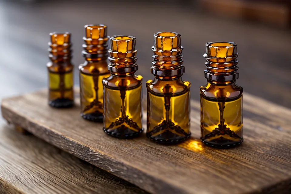 Ordinateur affichant un cours d'aromathérapie sur les molécules biochimiques