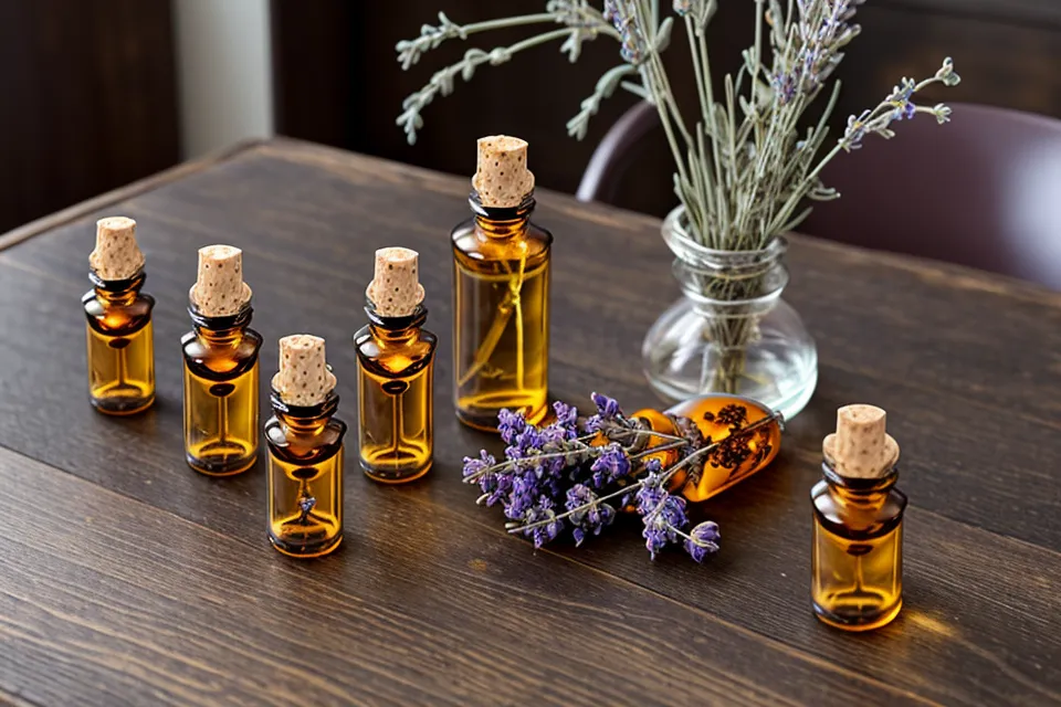 Formation aromathérapie gériatrique en ligne : ordinateur portable affichant un cours avec des lunettes de lecture posées à côté