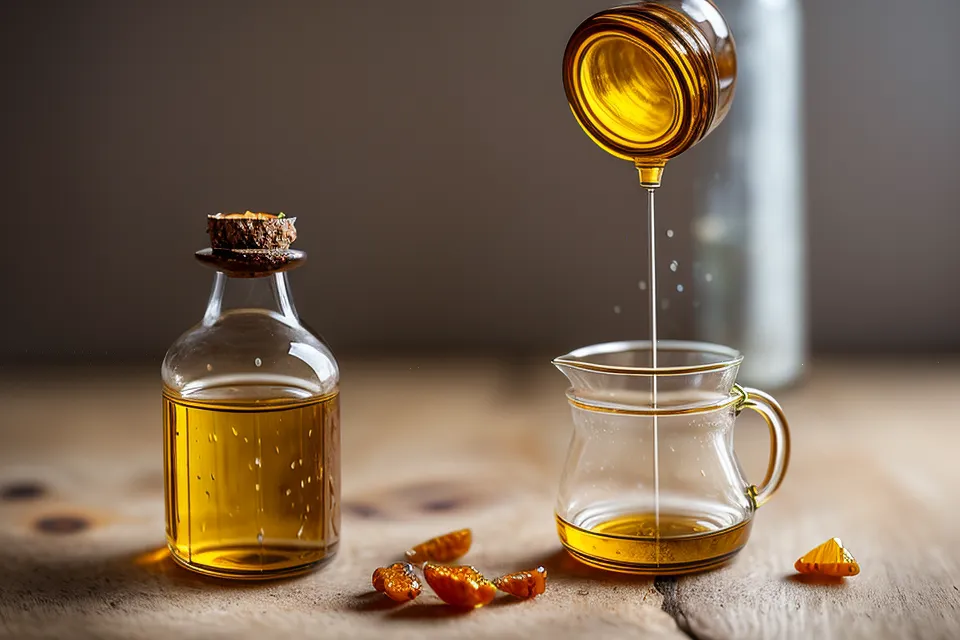 Une goutte d'huile essentielle tombant d'un compte-gouttes, image de la vigilance qu'une formation en aromathérapie doit enseigner